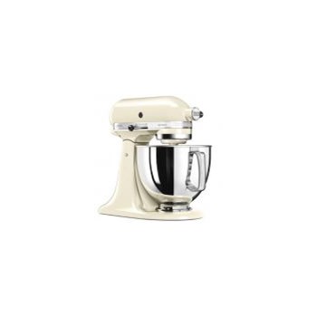 Mixer cu bol KitchenAid Artisan 5KSM125EAC, 300 W, 4.8 l, 10 viteze, Crem