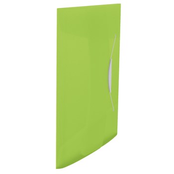 Mapa plastic ESSELTE cu elastic verde vivida es624041