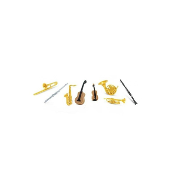Instrumente muzicale - Safari Toob - Set 8 figurine
