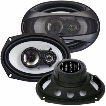 Boxe Auto Crunch GTi-693 difuzoare ovale coaxiale 3 cai 125W GTI 693