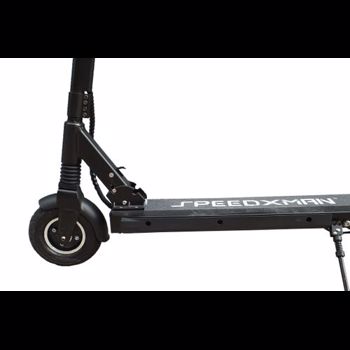 Trotineta electrica SPEEDXMAN, Viteza 40 Km/h, Autonomie 40-70 Km, Motor 500 W, Suspensie fata/spate - amortizor simplu, Roti pneumatice 8" (Negru)