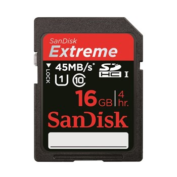Card memorie SDHC SanDisk Extreme 16GB, Class 10
