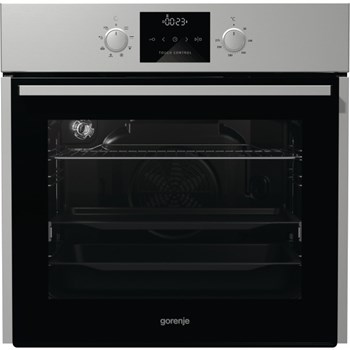 Cuptor electric incorporabil Gorenje BO636E20X, clasa A, 65 litri, 8 functii, grill, functie StayWarm, curatare AquaClean, 2200 W, argintiu