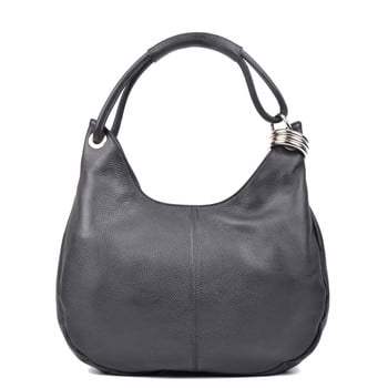 Poșetă din piele Carla Ferreri no. 1022, negru