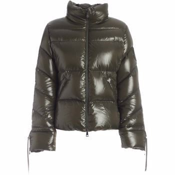 Moncler Madame Down Jacket In Green Culoarea Green