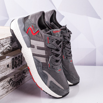Pantofi sport barbati gri cu rosu Stanely