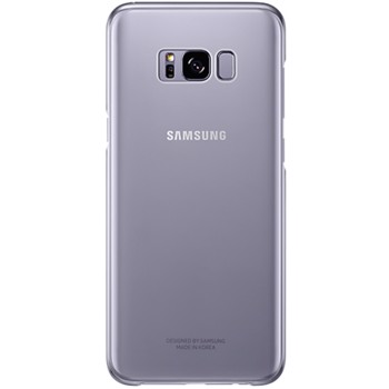 Capac protectie spate Clear Cover Violet pentru Samsung Galaxy S8 Plus (G955)