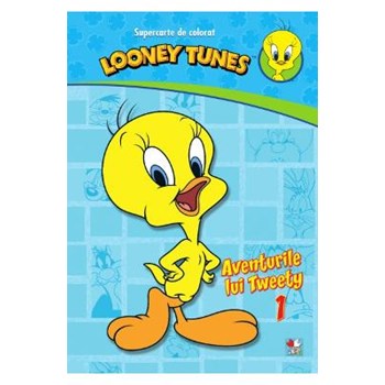 Looney Tunes - Aventurile lui Tweety 1 - Supercarte de colorat, editura Litera