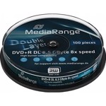 MediaRange DVD+R Double Layer, 8.5GB, 8X, 10 buc