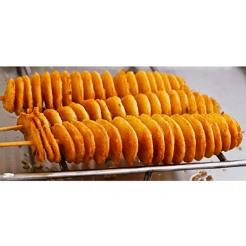 Aparat de taiat cartofi in forma de spirala