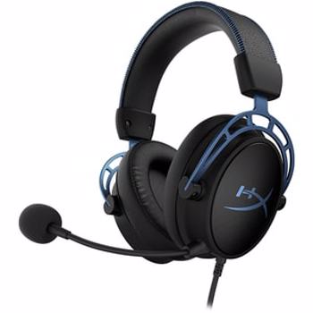 Casti Gaming HyperX Cloud Alpha S Blue, 7.1 surround, 3.5mm, negru-albastru
