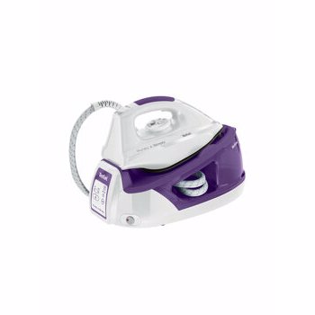 Statie de calcat, Tefal, Purely and Simply blue, 2200W, 1.2 L, 90 g/min, SV5005E0, Alb/Mov
