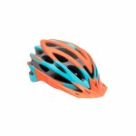 Casca ciclicm Capra, marime 58-61cm, Turcoaz/Portocaliu