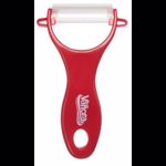 Curatator legume 4 cm, lama ceramica, rosu
