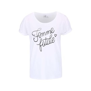 Tricou ZOOT Original Femme Fatale alb pentru femei
