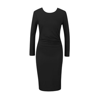 Rochie neagra VERO MODA Mary cu maneci lungi
