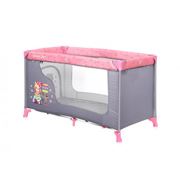 Patut pliabil Moonlight 1 nivel Pink Travelling