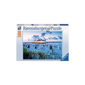 Puzzle Seara la plaja, 500 piese