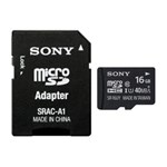 Card memorie Micro-SDHC Sony 16GB, Class 10 + Adaptor