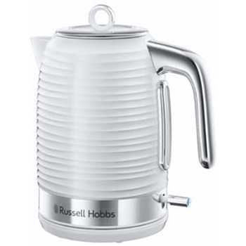 Fierbator Russell Hobbs Inspire White 24360-70, 2400 W, 1.7 l, Fierbere rapida, Alb/Inox