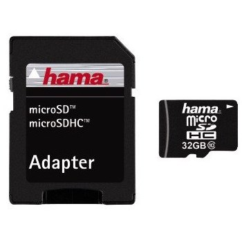 Card memorie Hama 108089 Micro SDHC 32GB, class 10 + adaptor SD