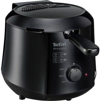 Friteuza Tefal Minicompact FF230831 Principio 1000W 0.6 Kg 1.2L termostat reglabil Negru ff230831