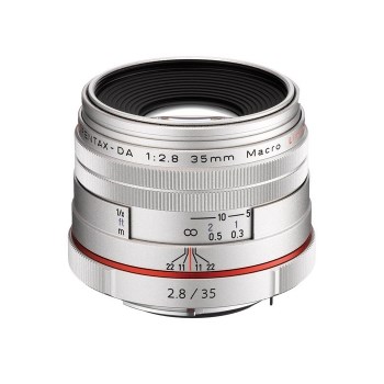 Pentax Ricoh 35mm F2.8 DA HD Macro Limited - argintiu
