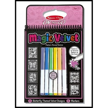 Carnet de colorat Catifeaua magica Fluturi si Flori