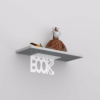 Raft de perete Decormet, din melamina 100 procente, 60 x 20 x 20 cm, 775DCM1612