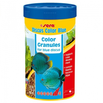 Hrana pentru pesti Sera Discus Color Blue 250 ml