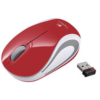 Mouse Logitech M187 Wireless Mini Rosu 910-002732