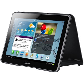 Husa Tableta Samsung Book pentru Samsung Galaxy Tab 2 P5100 10.1 inch, Dark Grey