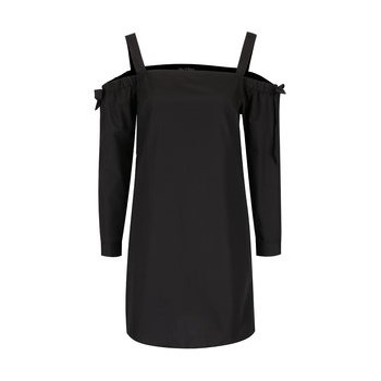 Bluza neagra Miss Selfridge cu imprimeu pe umeri