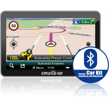 Sistem de Navigatie Smailo HD 5.0, Ecran TFT LCD 5", Procesor 800 MHz, Microsoft WinCE 6.0, Fara Harta