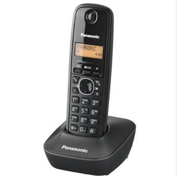 Telefon fara fir DECT Panasonic KX-TG1611FXH, Caller ID, Agenda 50 contacte, Iluminare display, Negru