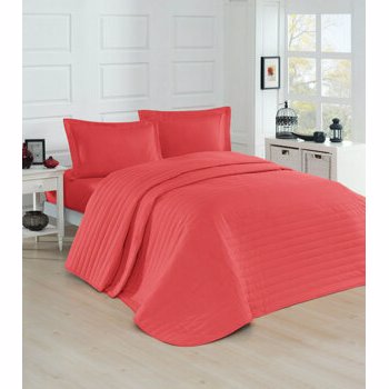Cuvertura, EnLora Home, bumbac/poliester, 240 x 220 cm, 162ELR9488, Rosu