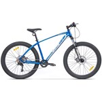 Bicicleta Pegas MTB Fat Bike Drumuri Grele 17", Albastru/Alb