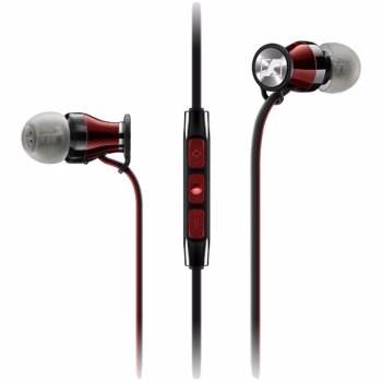Casti Sennheiser Momentum In-Ear I, pentru iPhone, Negru/Rosu
