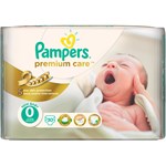 Scutece PAMPERS Premium Care 0 New Born Carry Pack 30 buc