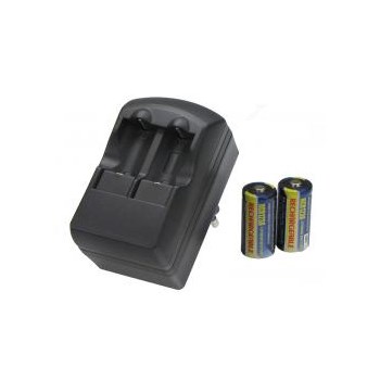 Power3000 ACFRB123E-123 - incarcator si 2 acumulatori CR2