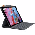 Husa cu tastatura Logitech Slim Folio pentru iPad (7th gen) / iPad Air (3rd gen), Black