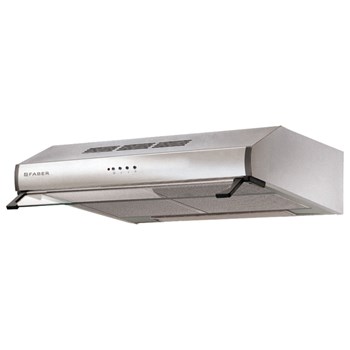 Hota FABER 2740 PB X A60, 365m3/h, 250W, 2 motoare, 3 viteze, 60cm, inox