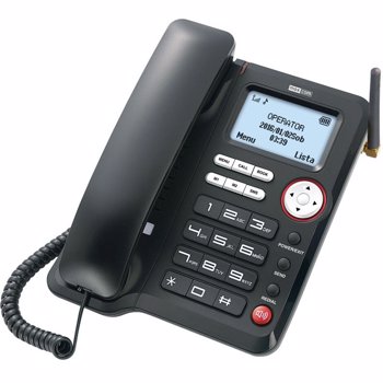 Telefon fix MaxCom 600 numere SIM Negru mm29d black