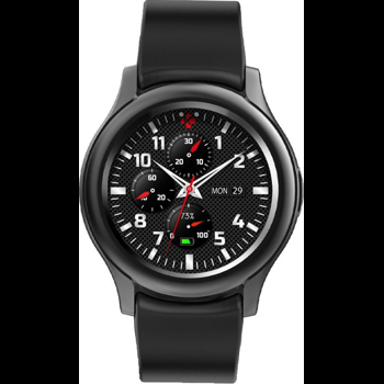 Smartwatch MyKronoz ZeRound 3 Full Amoled, Rezistent la apa IP67, Negru