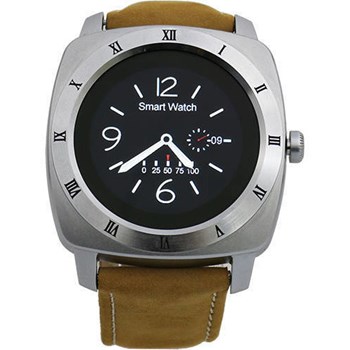Smartwatch Star Metropolitan Carcasa Otel Curea Piele Bej