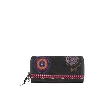 Portofel negru Desigual Maria Greta cu model