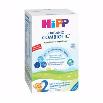 Organic Combiotic 2 formula de lapte de continuare, +6 luni, 300 g, Hipp