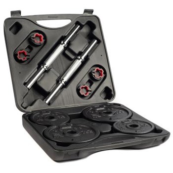 Set gantere bodybuilding 20 kg DOMYOS