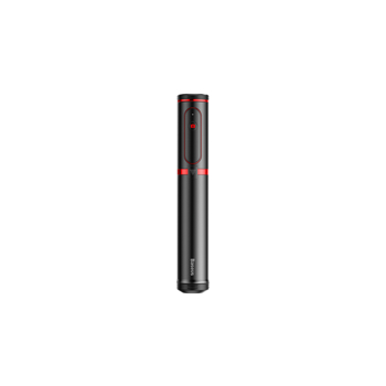 Selfie Stick Baseus, Trepied Telescopic Stand Bluetooth, Negru/Rosu
