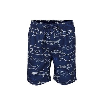 Pantaloni scurti pentru inot albastru ultramarin Tom Joule cu imprimeu